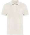 NS218 Native Spirit Kids Terry Towel Polo Shirt Ivory colour image